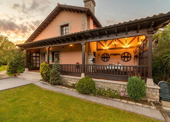 Casa rural Casa En La Costa Con Wifi Jardín Y Barbacoa